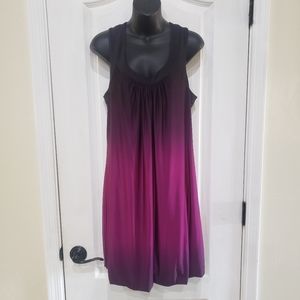 Ombre Racerback Mini Dress